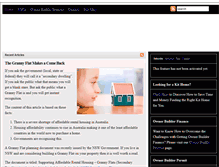 Tablet Screenshot of ownerbuilderadvice.com